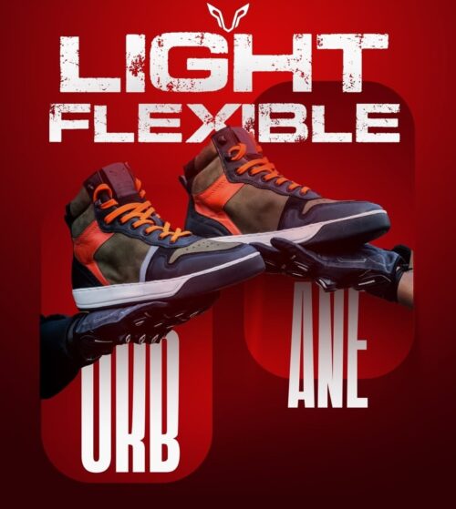 Urbane Riding Sneakers Olive Orange