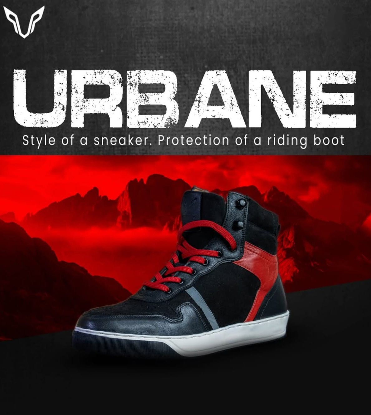 Urbane Riding Sneakers RedBlack