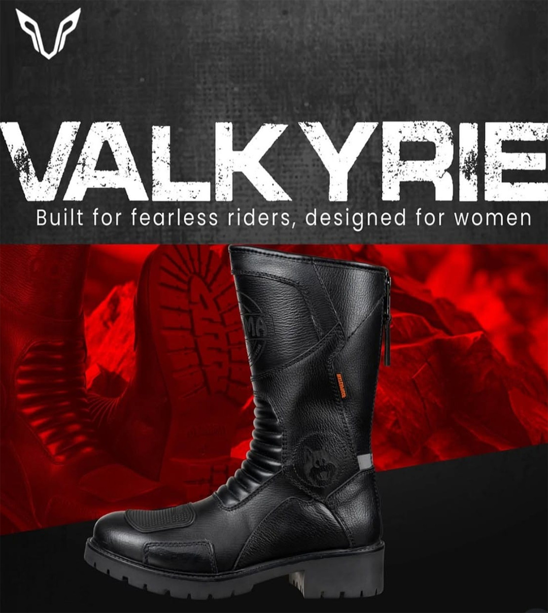 Valkyrie Female Riding Boots - Black