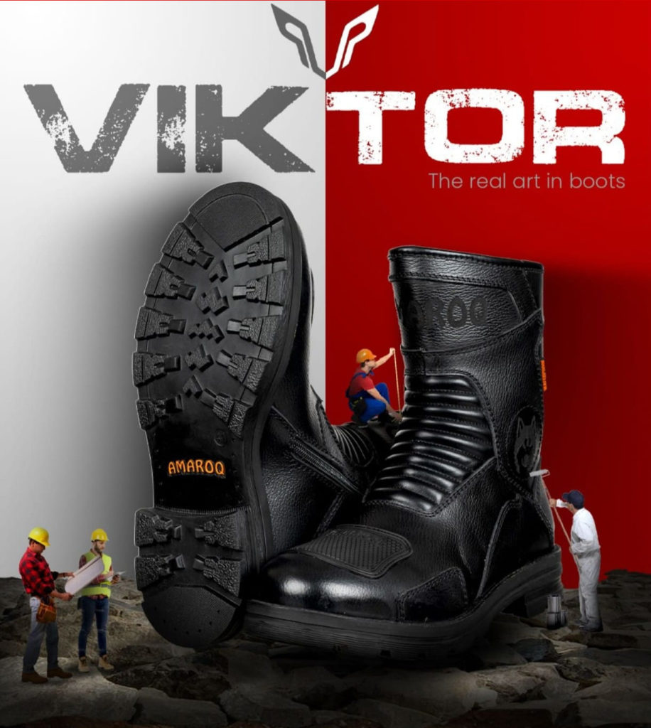 Amaroq Viktor Mid Motorcycle Riding Boots | Reinforced Ankle, Heel & Toe Protection | Anti-Slip Sole |Touring & Urban Riding